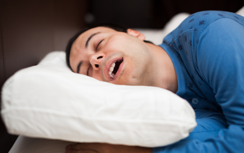 the impact of sleeping with your mouth open on your dental health